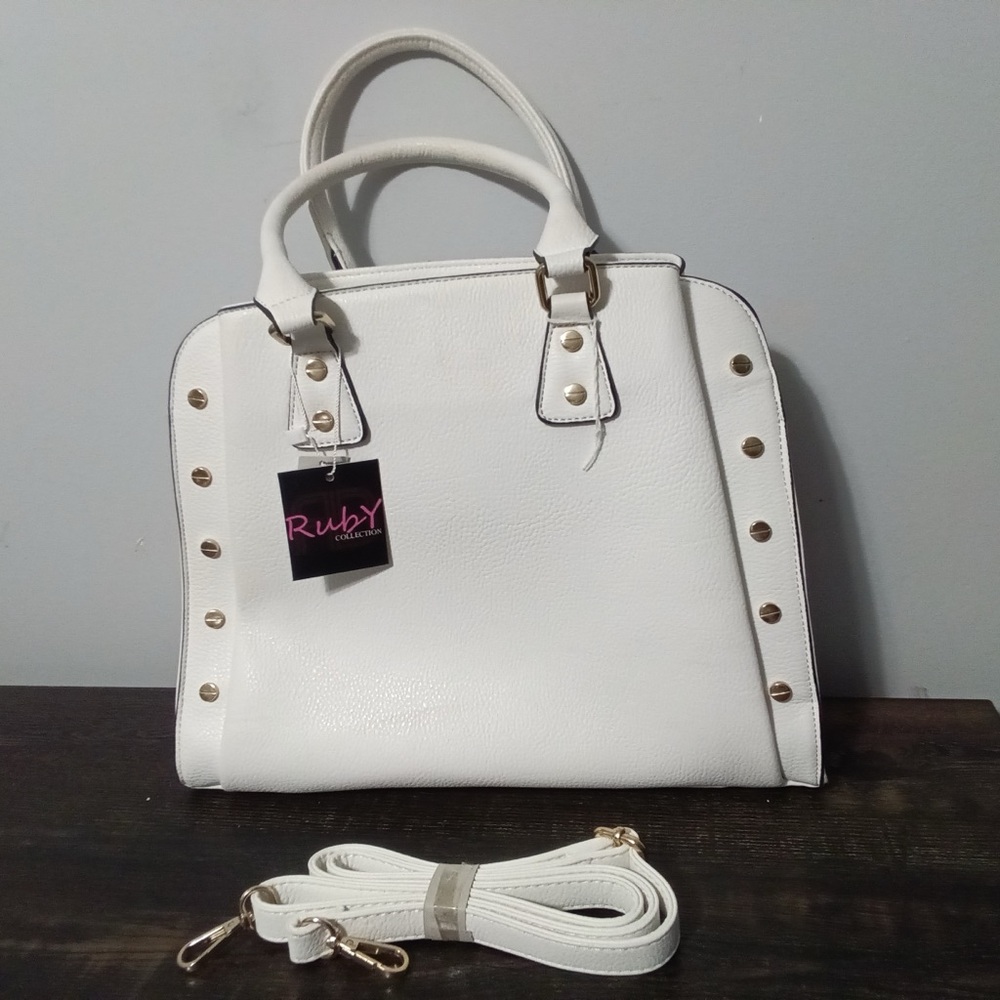 Ruby Collection Shoulder Purse With Detachable Ad… - image 2